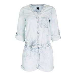 JOE'S Jeans The Drawstring Romper hickory stripe